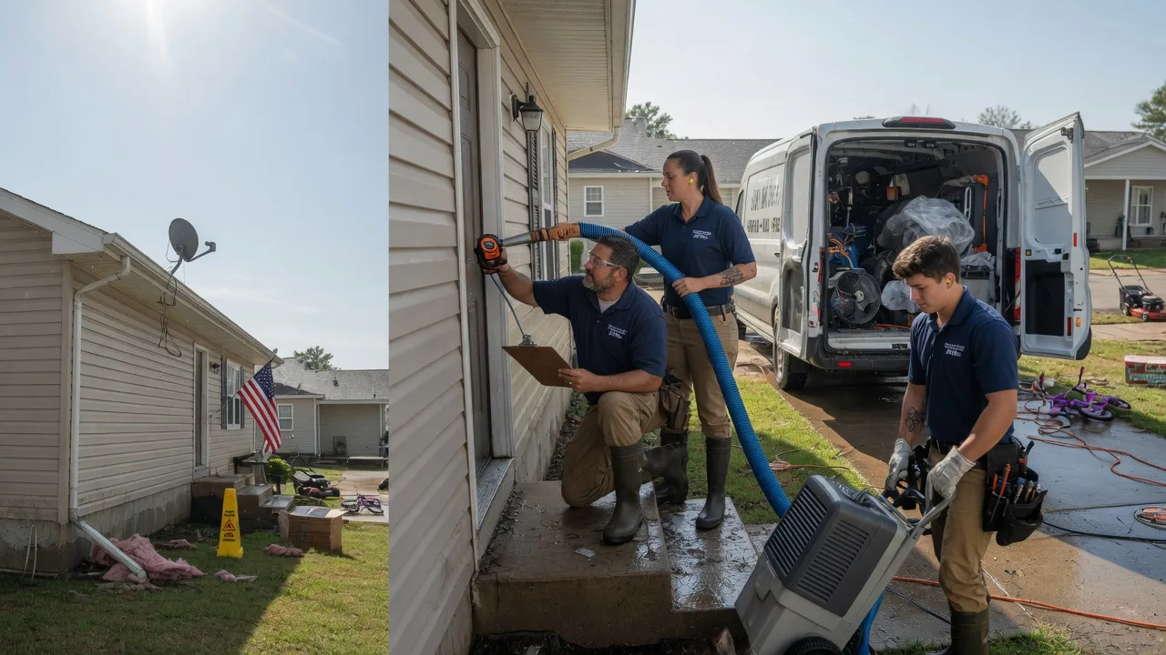 Ceiling Water Damage Restoration in Saint Joseph, IL near me